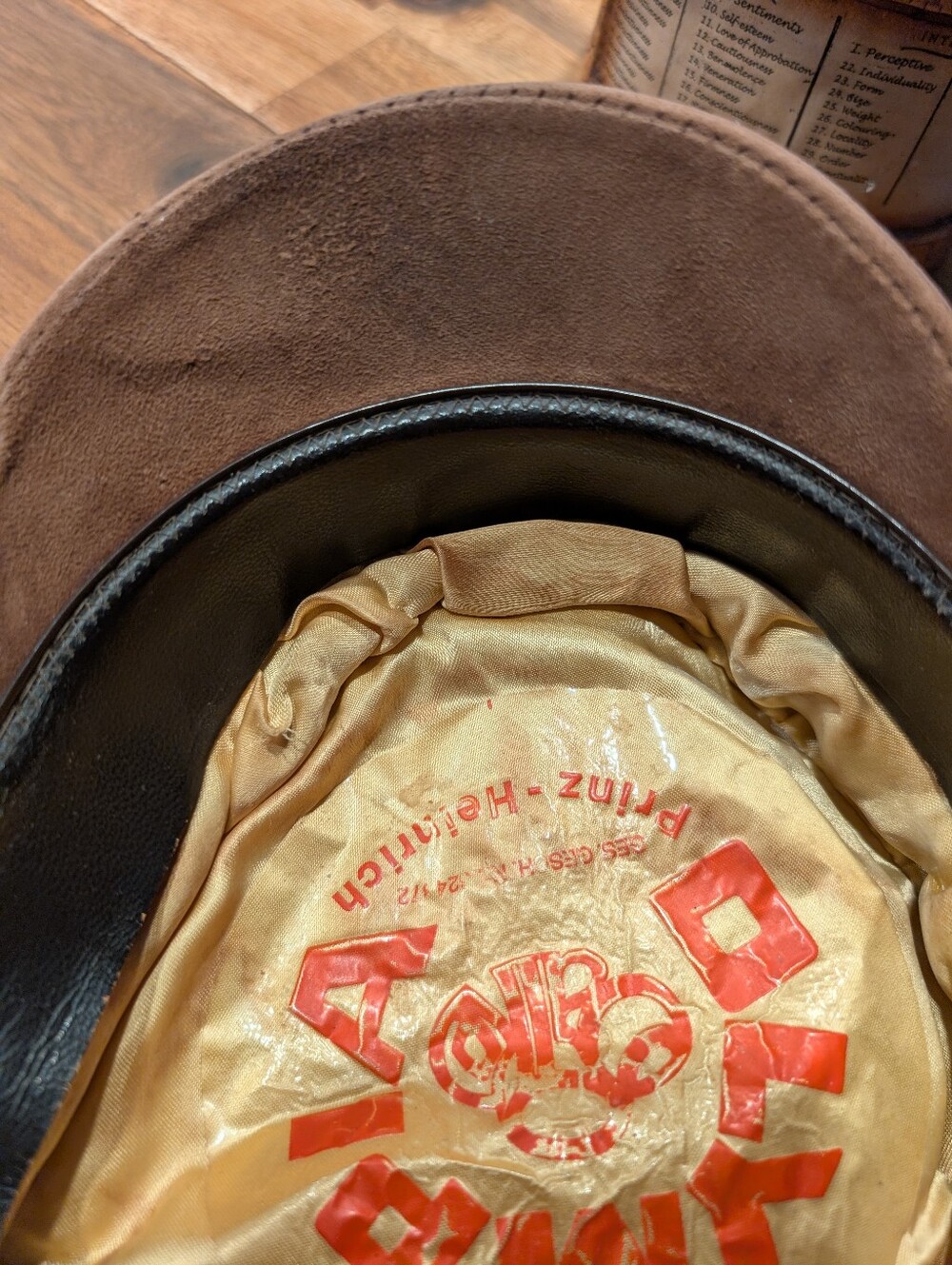 Vintage Olympia Prinz-heinrich Suede News Boy Cap - Picture 16 of 16